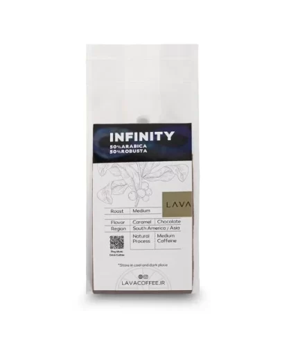 پودر قهوه ۵۰ عربیکا ۵۰ روبوستا infinity - 2